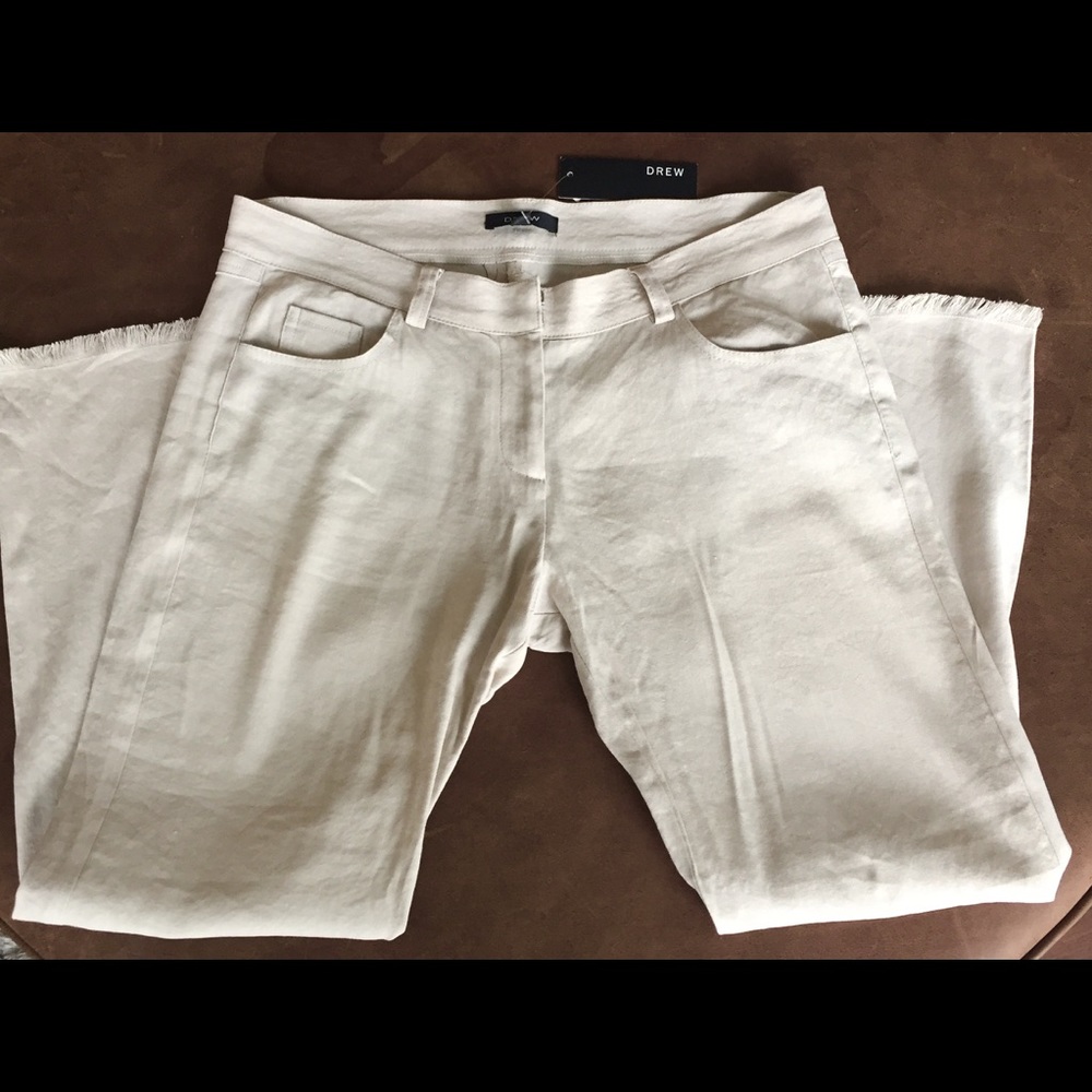 Drew Women’s Sand/Tan Fringe Pants New Size 2 & 8